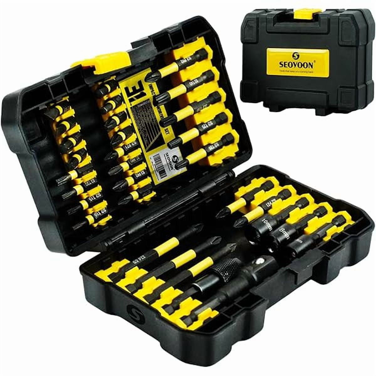 Norske Tools NIBPI703 42pcs Screwdriver Bit Set, Impact Torsion