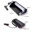 thumbnail image 4 of Kenally Luz estroboscópica Lámpara de advertencia Linterna de señal Accesorios para vehículos ABS LED Base de ventosa de seguridad Type2 NO2, 4 of 6