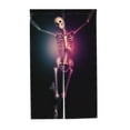 thumbnail image 7 of Doorway Drape Split Curtains, Day of The Dead Skeleton Room Divider Privacy Door Curtains, 34" x 56", 7 of 7
