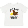 thumbnail image 3 of Inktastic Just a Girl Who Loves Chickens Girls Baby T-Shirt, 3 of 5