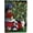 Jack Russell Christmas My Gift, variant on Schnauzer Christmas Garden Flag 12.5x18 Inch - Festive Dog in Santa Hat & Sweater, Holiday Outdoor Decor for Yard Patio (Double Sided)