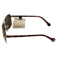 thumbnail image 4 of Converse Men Sunglass Gold Rectangle Fashion Metal, Brown Flash Lens H052, 4 of 6