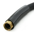 thumbnail image 2 of Apache 98108804 50 Foot Industrial Rubber Garden Water Hose with Brass Fittings, 2 of 4