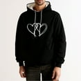 thumbnail image 1 of Ceisia Men Fashion Pockets Long Sleeve Christmas Printing Gift Hooded Pullover Sweatshirts, 1 of 5