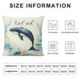 thumbnail image 6 of JEUXUS Watercolor I Always Love You Cute Lover Decoration Nursery Sign Décor Home Decorative Throw Pillow Case Cushion Cover with Words for Sofa Couch, 6 of 6