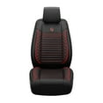 thumbnail image 6 of Maidao Custom Fit for Dodge for Nitro 2007-2012 5 Seats Car Seat Cover Faux Leather Full Set,Compatible Airbag Fit For Split Back Seat Cushion Black and Red, 6 of 10