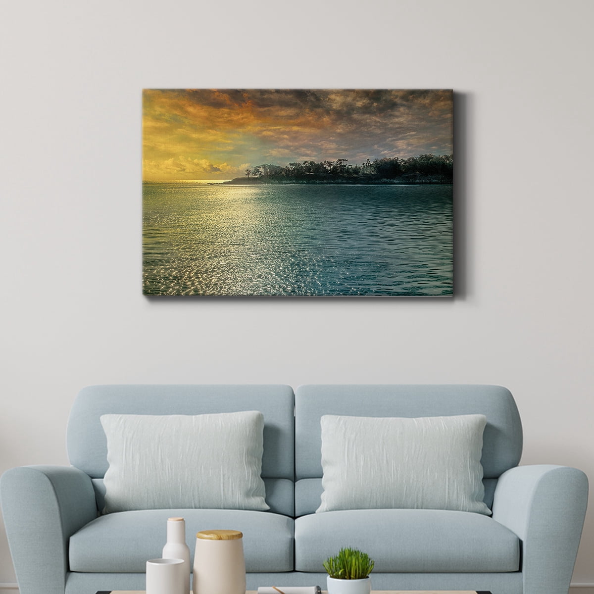 Wexford Home Mystic Island Premium Gallery Wrapped Canvas, 32" x 48" - Ready to Hang