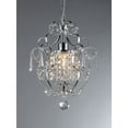 thumbnail image 4 of Warehouse of Tiffany Cynthia 1-light Crystal 11-inch Chrome Swag Lamp, 4 of 5