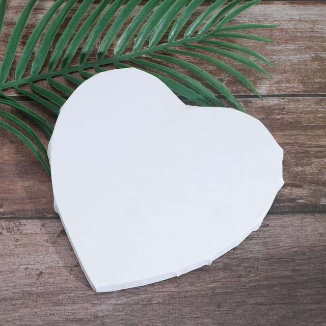 TEHAUX 2pcs Loving Heart Canvas Drawing Board Creative Painting Frame For Fun Art Durable Material For Home Decor