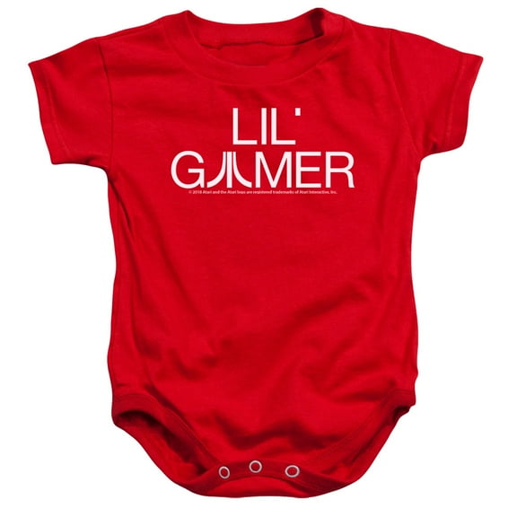 Atari Lil Gamer Infant Snapsuit Red 12Mos