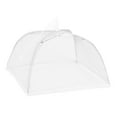 thumbnail image 3 of Opvise Foldable Food Cover Large Capacity Mesh Fabric Detachable Portable Umbrella Style Dish Cover for Kitchen White, 3 of 8