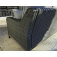 thumbnail image 7 of Bowery Hill Modern Outdoor Fabric Loveseat with Cushion in Gray, 7 of 7