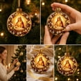 thumbnail image 4 of Christmas Lighted Decorative Ball, LED Glowing Ornament for Tree Window Ceiling Porch, Battery Powered Festive Light Ball for Holiday Party Home Ambiance Enhancement,Z022, 4 of 7