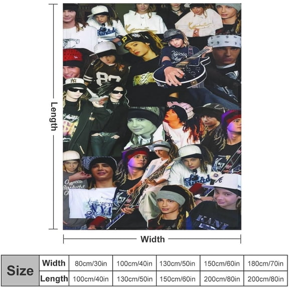Blanket Gifts - Tokio Music Band Hotel Fleece Cozy Plush Birthday Christmas Lightweight for Men Teens Kids Adults 50"x60"