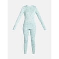 thumbnail image 4 of ClimateRight by Cuddl Duds Women's Pointelle Knit 2PC Top and Legging Thermal Base Layer Set, Sizes XS to 4X, 4 of 4