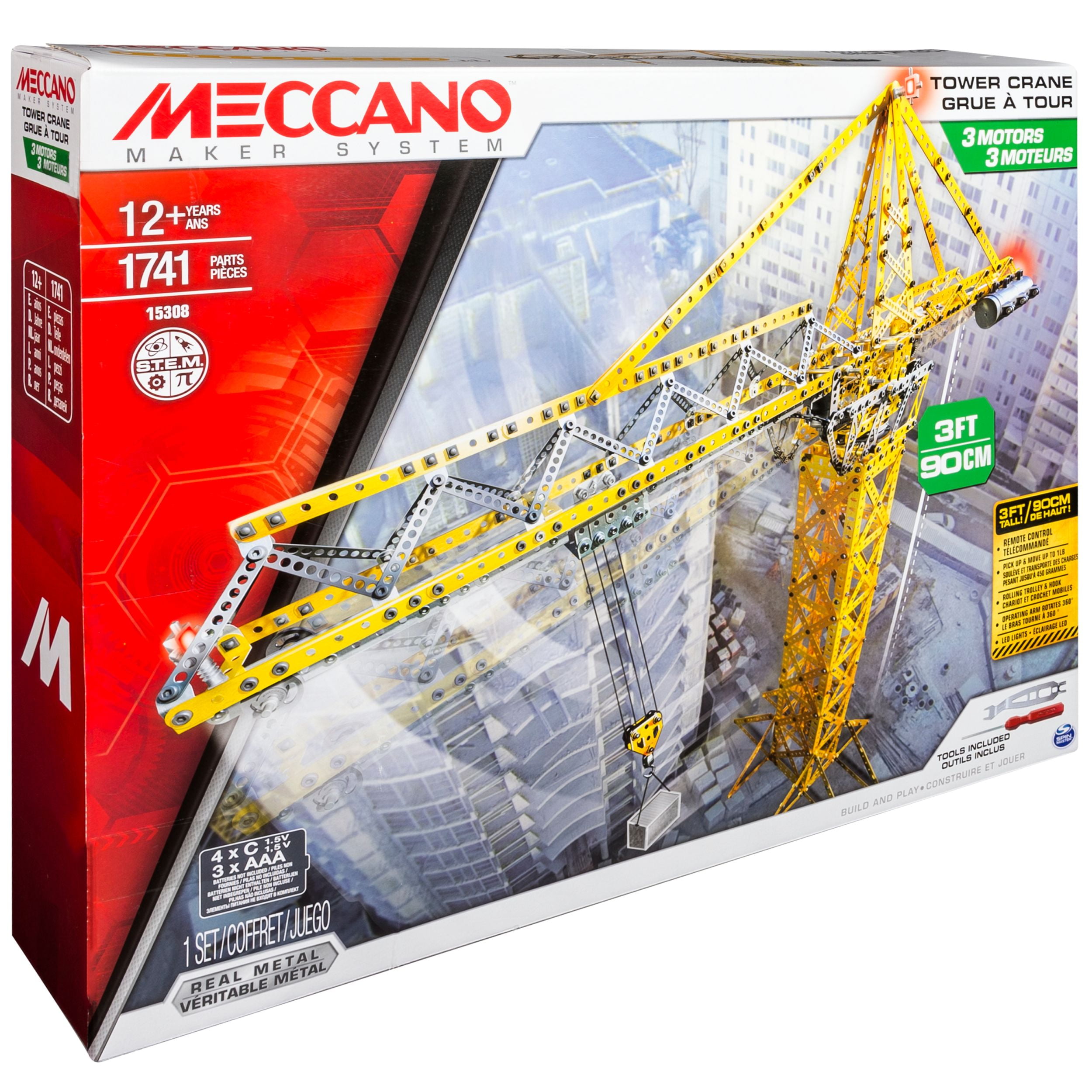 meccano tower crane