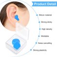 thumbnail image 3 of Ear Plugs For Sleeping Soft Reusable Moldable Silicone Earplugs Noise Cancelling Earplugs Sound Blocking Ear Plugs With Case For Swimming, Concert Airplane, 3 of 9