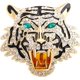 thumbnail image 1 of Broche de tigre con diamantes de imitación, ramillete para ropa, collar decorativo, estilo colgante, 1 of 5