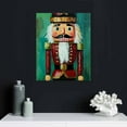 thumbnail image 4 of Fenyluxe Wall Art Canvas Print Nutcracker Pictures for Christmas - Soldier Painting Artwork for Home Art 16x20in, 4 of 5