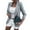 Grey, variant on Dyfzdhu Blazers for Women Business Casual Lightweight Slim Suit Jacket Long Sleeve Button Plus Size