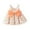 Gold, variant on YunPes Girls Bow Suspender Dress Baby Girl Printed Bow Dress Fashion Cute Sweet Comfortable Solid Dresses for Little Girls
