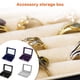 thumbnail image 4 of Guardurnaity Caja de presentación de joyería portátil para mujer, organizador de gran capacidad, anillo, pendientes, estuche protector de joyas Ropa, zapatos y accesorios Miscelánea Azul, 4 of 6