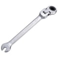 thumbnail image 1 of Llave de carraca de cabeza flexible métrica de 6 mm Uxcell, llave combinada de 72 dientes de acero de cromo vanadio para reparación de automóviles, bicicletas y máquinas, 1 of 6