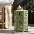 thumbnail image 2 of GDF Studio Elliot Outdoor 14" Hexagon Iron Side Table, Crackle Green, 2 of 10