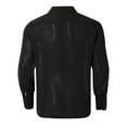 thumbnail image 5 of Polo Shirts for Men Spandex Shirts for Men Size Slipper Mens Short Tall Tops Workout Large Outdoor Foam Mens Tops Short Sleeve Large Compression T Shirt Turtleneck Dressy Olive Long Sleeve Black 2XL, 5 of 9