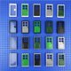 thumbnail image 1 of City Houses Door Windows Accessories Building Blocks House Parts Frame 1x4x6 with Gate Leaf Transparent Glass Bricks Friends Toy2 pcs19 He Qiyong unisex, 1 of 1