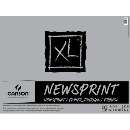 UPC: 3148950052735 | Canson XL Newsprint Paper Pad 50 Sheets 18 x 24