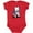 Red, variant on Inktastic US Flag Westie Boys or Girls Baby Bodysuit