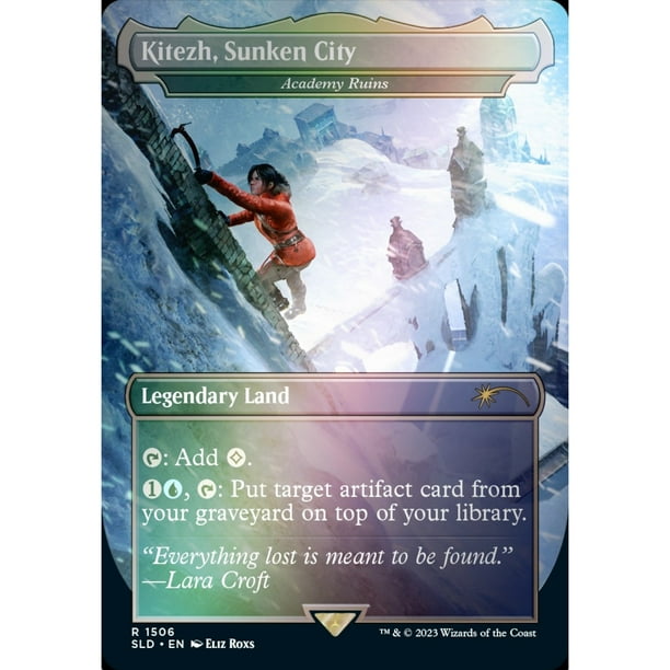 Magic the Gathering Secret Lair x Tomb Raider Foil Edition