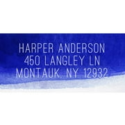 Aqua Tones Personalized Address Label