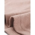 thumbnail image 5 of Top Allegra K acanalado decoración botones punto sólido mangas 3/4 cuello en V Beige RoXS, 5 of 5