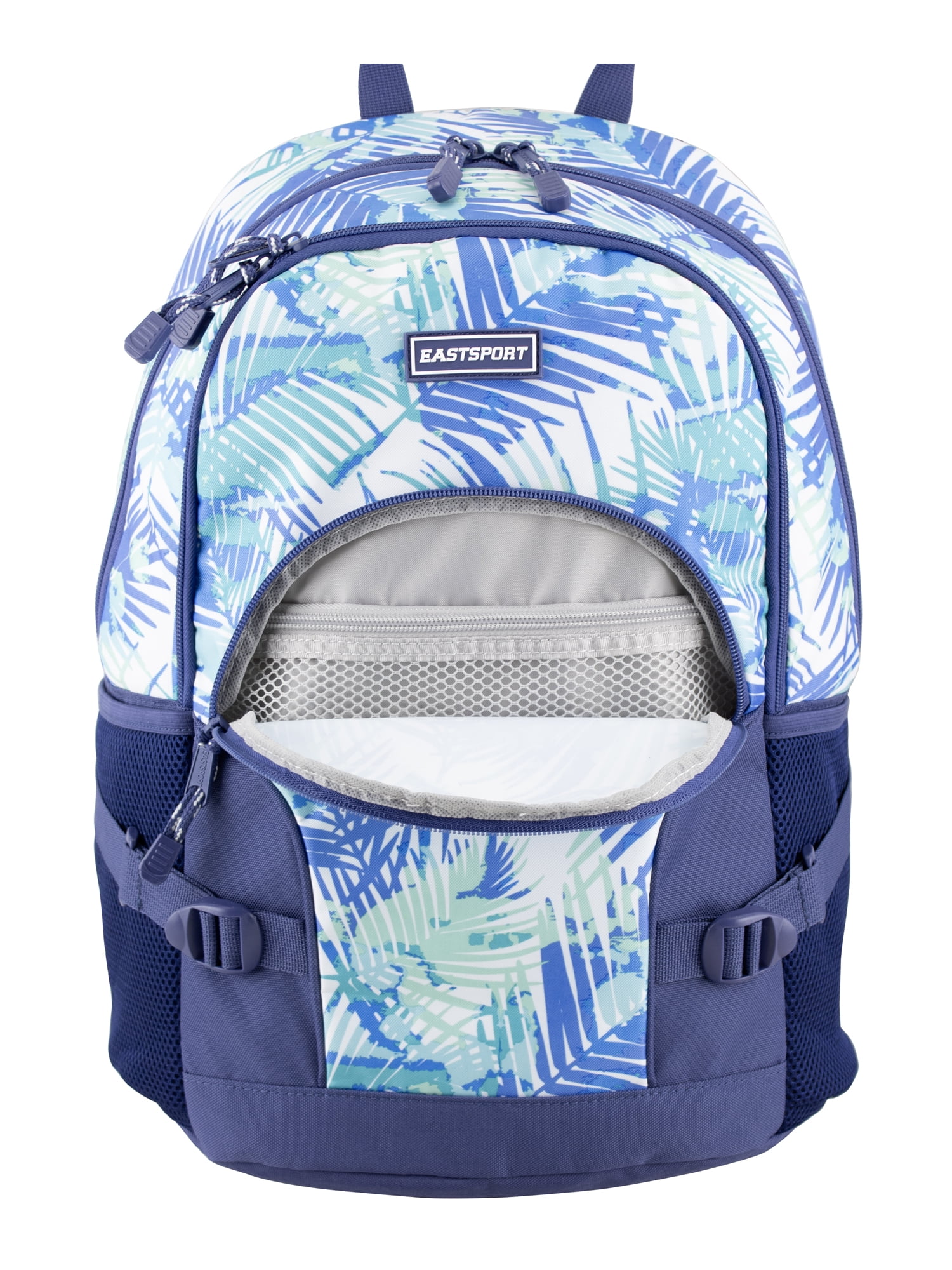 Eastsport Unisex 18.5" Dynamic Athleisure Backpack, Palm Leaves