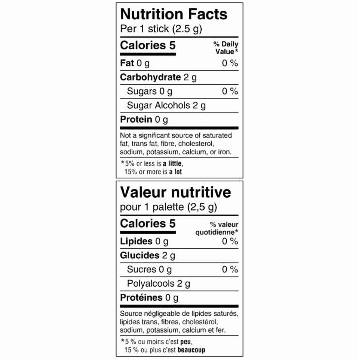5 GUM, Peppermint-Cobalt Flavoured Sugar Free Chewing Gum, 15 Sticks, 3 Packs
