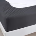thumbnail image 6 of Moonsea Box Spring Cover Queen Size, Elastic Fabric Wrap Around 4 Sides Bed Skirt, Black, 6 of 7