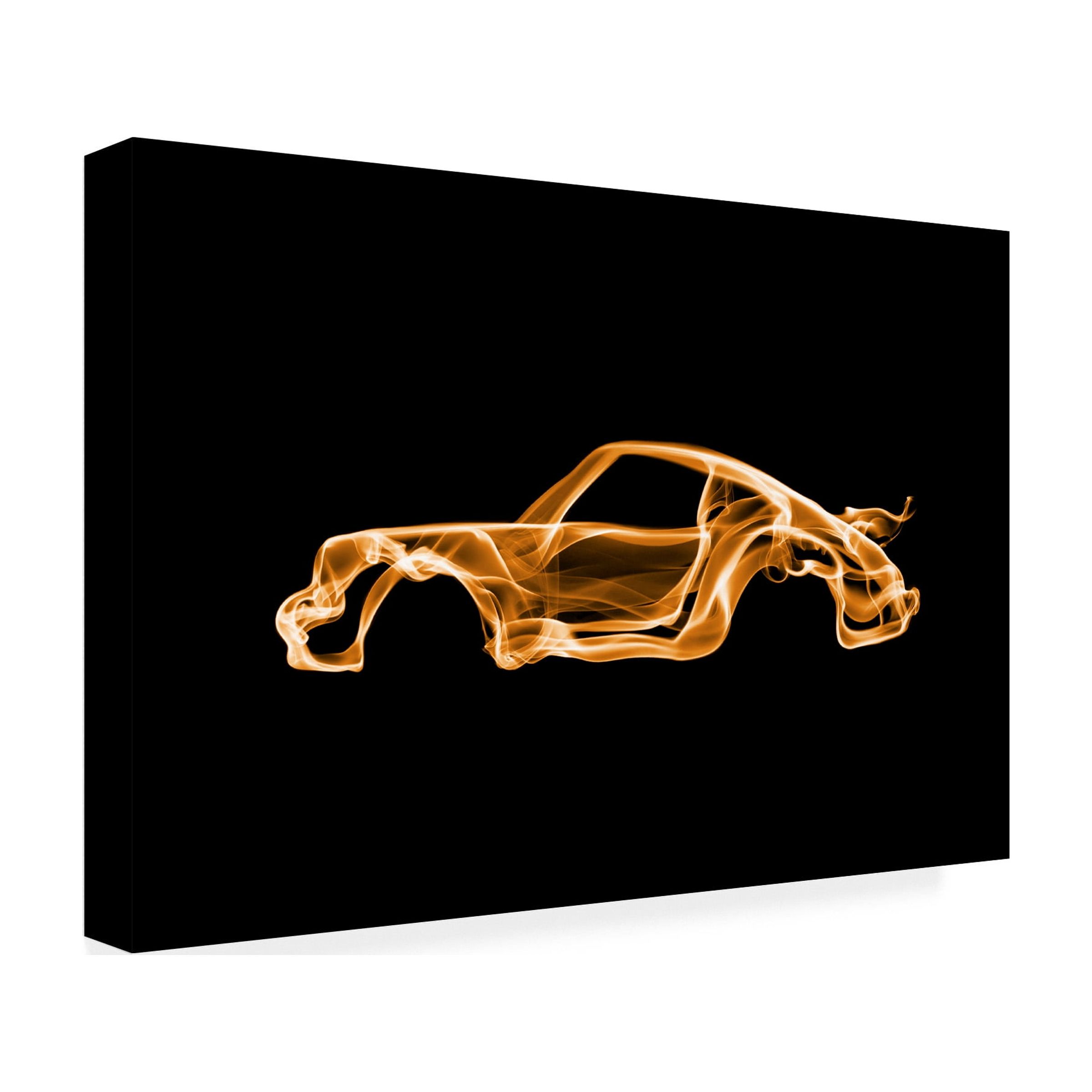 Trademark Fine Art Octavian Mielu Porsche 911 Turbo Canvas Wall Art - 30x47