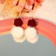 thumbnail image 4 of Neue 2024 Flocking Vintage Hair Ball Red Rose Ohrringe ( STORY), 4 of 4