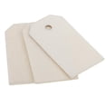 thumbnail image 6 of 100 Pieces Natural Unfinished Wooden Gift Tags Chalkboard Wedding Message Board Christmas Tree Ornament for Party Favors DIY Craft 56x30mm, 6 of 8