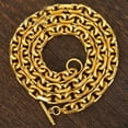 thumbnail image 2 of 7-40" 9mm Gold Cable Link Stainless Steel Chain Mens Necklace Party Gift Jewelry, 2 of 8