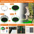 thumbnail image 5 of CITYLE Trampoline 1500LBS 12 14 15 16 FT Trampoline for Kids and Adults with Lights, 16FT Trampoline with Enclosure Net, Basketball Hoop, Wind Stakes, Heavy Duty Trampolines Outdoor, 5 of 8