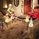 thumbnail image 5 of Lámpara de muñeco de nieve con energía solar, impermeable, para exteriores, para decoración navideña, luces de jardín, escenas de visualización, luces de disposición, 5 of 6