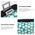 thumbnail image 5 of Daiia Green Baseball Luggage Cover, Thickened Washable Travel Luggage Covers, Elastic Unique Baggage Covers for 18-20 inch Luggage-Small, 5 of 9