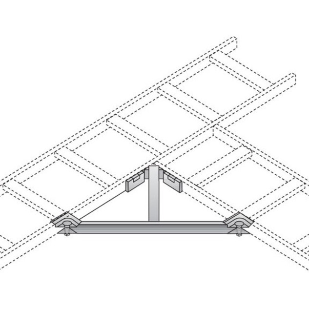 Black Box Mounting Bracket for Cable Ladder, TAA Compliant