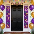 thumbnail image 5 of Horivan Carnival Party Decorations Hanging Flags Mardi Gras Festival Banners with Masks Design Durable Polyester for Outdoor Garden Yard Decoration Colorful Themed Party Supplies 180X30CM, 5 of 6