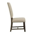 thumbnail image 4 of Xukmct 2 Pack Upholestered Dining Chair with Wood Frame, Modern Side Chair for Living Room, Dining Room, Beige, 4 of 5