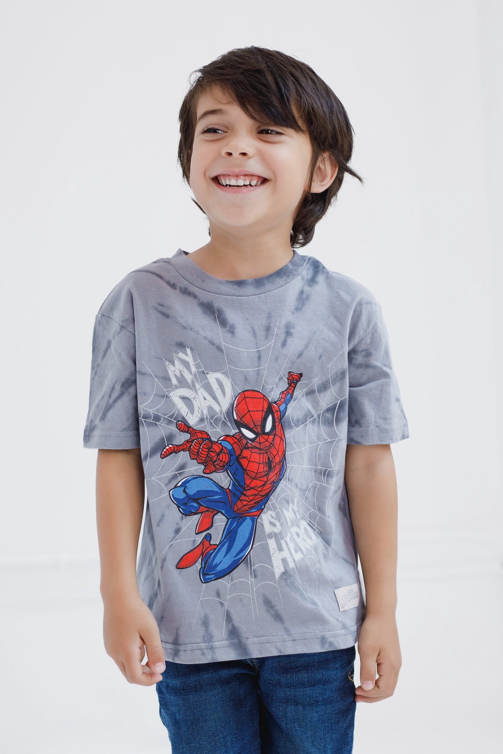 Marvel Spider-Man Matching Family T-Shirt Tie Dye Toddler to Big Kid