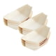 thumbnail image 5 of 50 bandejas de madera con forma de barco, desechables, para servir comida, sushi, platos y vajilla. 85 cm x 55 cm, 5 of 9